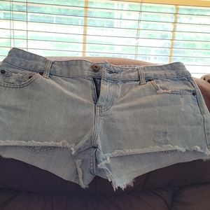 American Eagle Light Wash Shorts